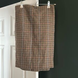 Wool plaid Jcrew factory pencil skirt